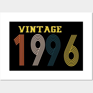 1996 vintage retro year Posters and Art